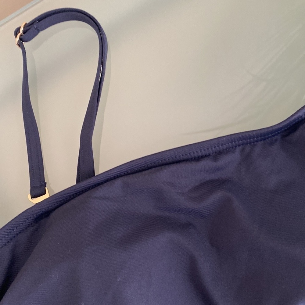 Michael Michael Kors Bathing Suit One Piece Swimsuit Navy Size 4 - Picture 4 of 6